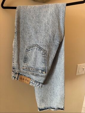 NA-KD Men’s Light Blue Straight Jeans